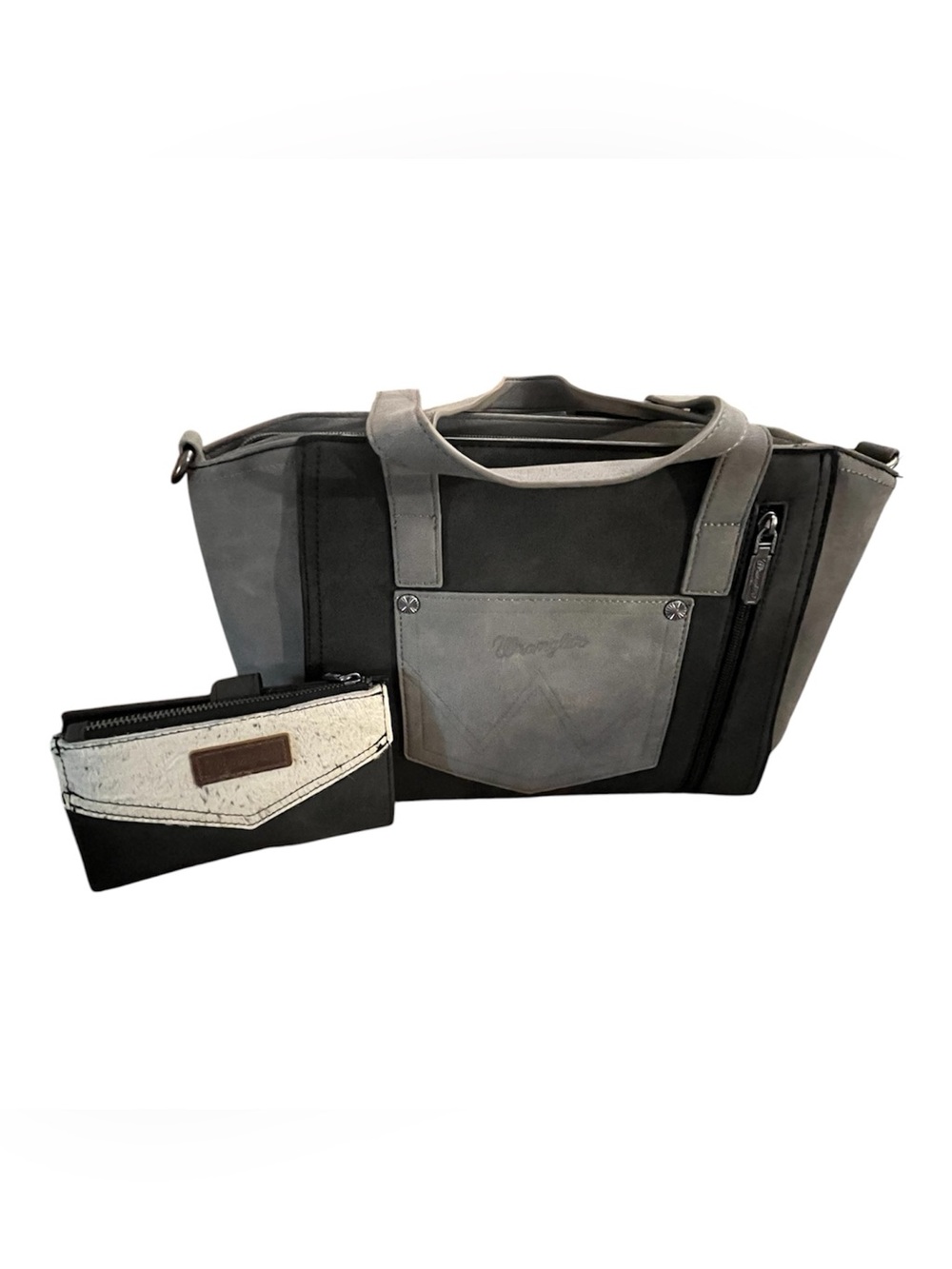 Wrangler Concealed Carry Shoulder Bag with Matching Wallet